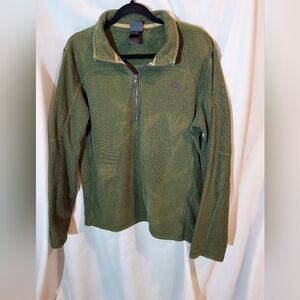 The North Face Olive Green Men's Fleece Pullover #gorpcore